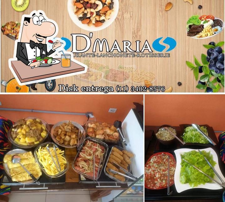 Еда в "Restaurante D'Maria"