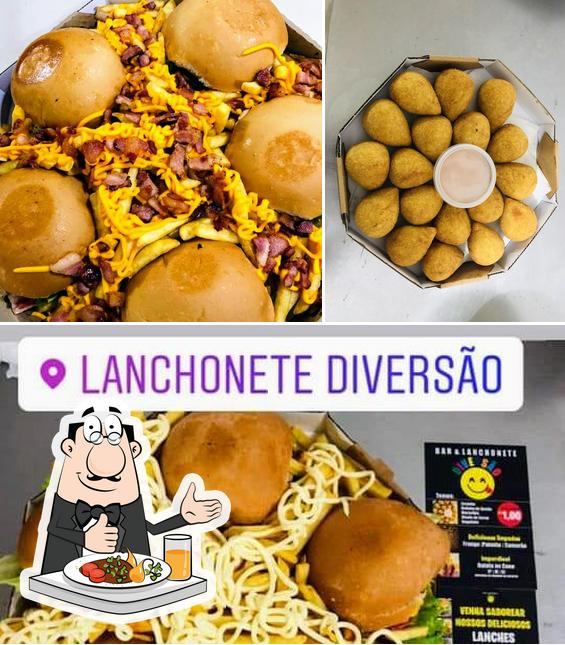 Comida em Lanchonete Diversão