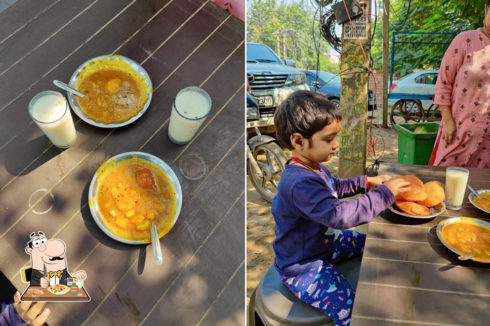 Meals at Pooja lassi poori