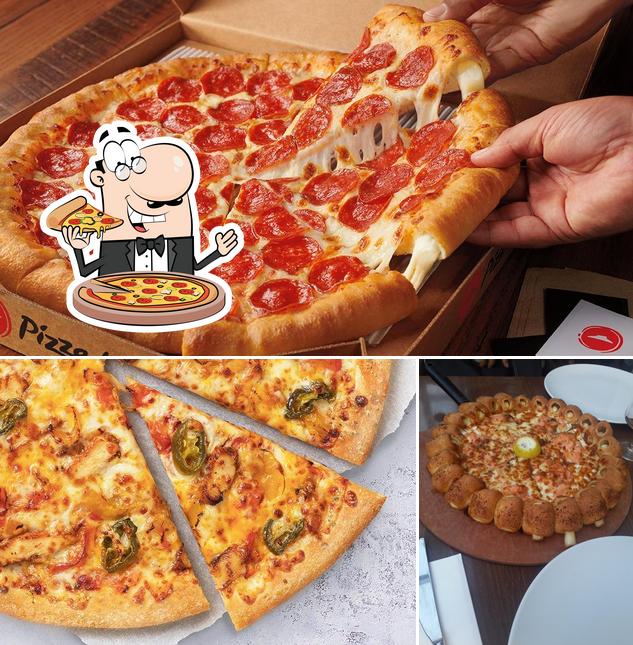 A Pizza Hut, vous pouvez profiter des pizzas