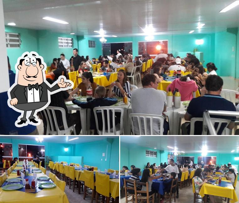 O interior do Pizzaria alfanda