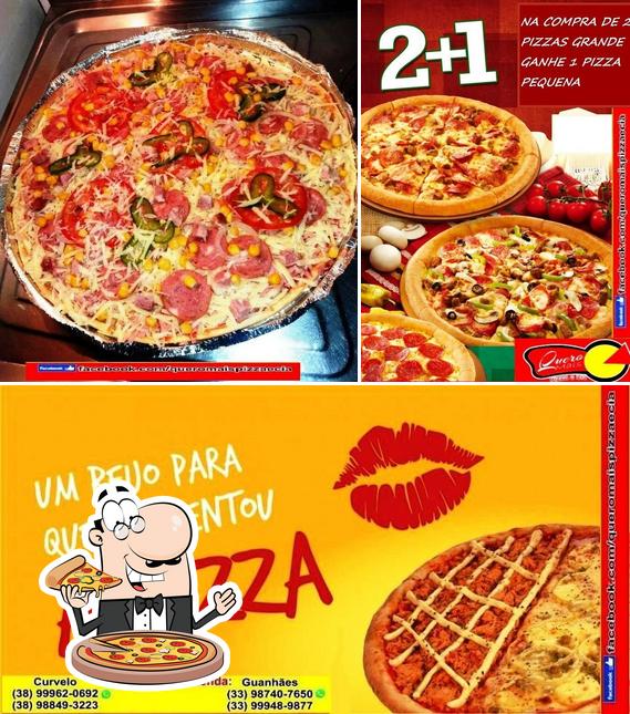 Experimente pizza no Quero Mais Pizza e CIA