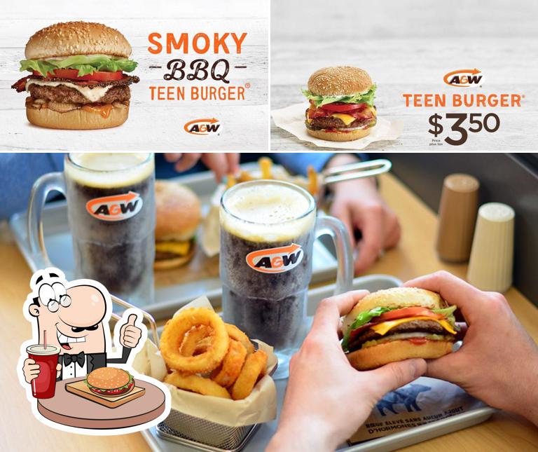 Faites-vous plaisir avec un hamburger à A&W Canada