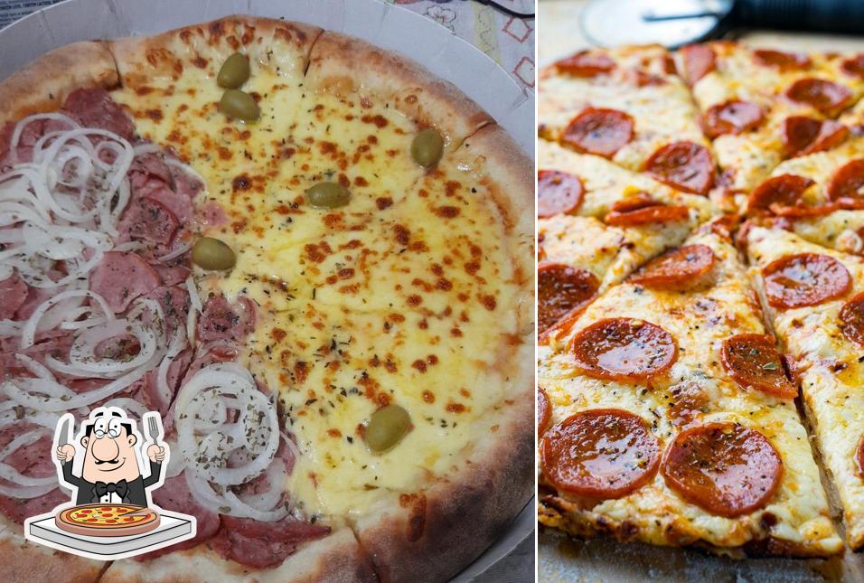 Experimente diferentes variedades de pizza