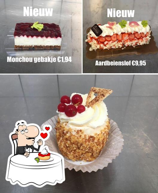 Bakkerij Bierman bietet eine Vielfalt von Desserts 