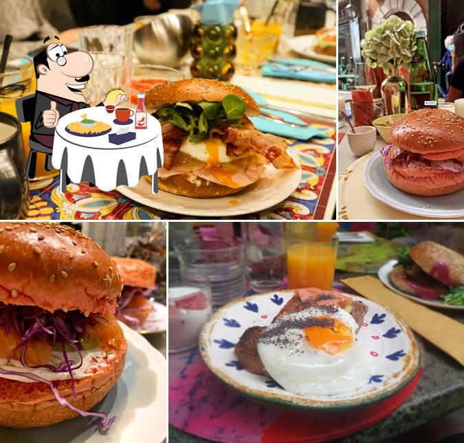 Prenditi un hamburger a Così è - Brunch