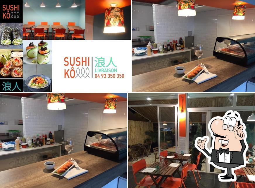 L'intérieur de Sushi Kô