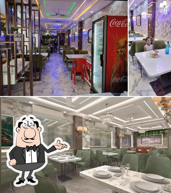 The interior of MANNAT RESTAURANT