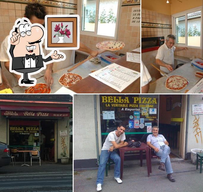 L'intérieur de Bella Pizza