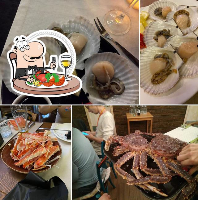 "Ogonёk" предлагает широкий ассортимент блюд из морепродуктов