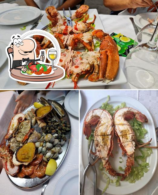 Get seafood at Restaurante Marisquería Casa Olga