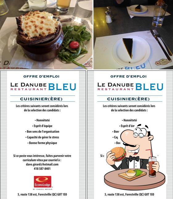 Prenez un hamburger à Restaurant Le Danube Bleu
