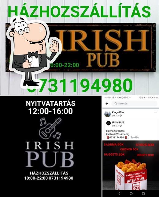 Взгляните на изображение клуба "Irish Pub"