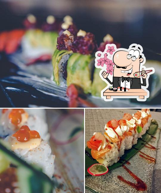 Scegli le diverse opzioni di sushi