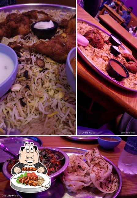 Food at Shahi Akbar Hotel