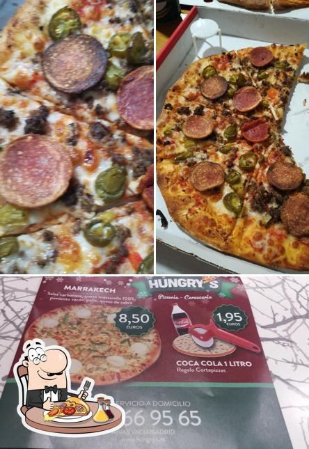Попробуйте пиццу в "Pizzería Hungry"