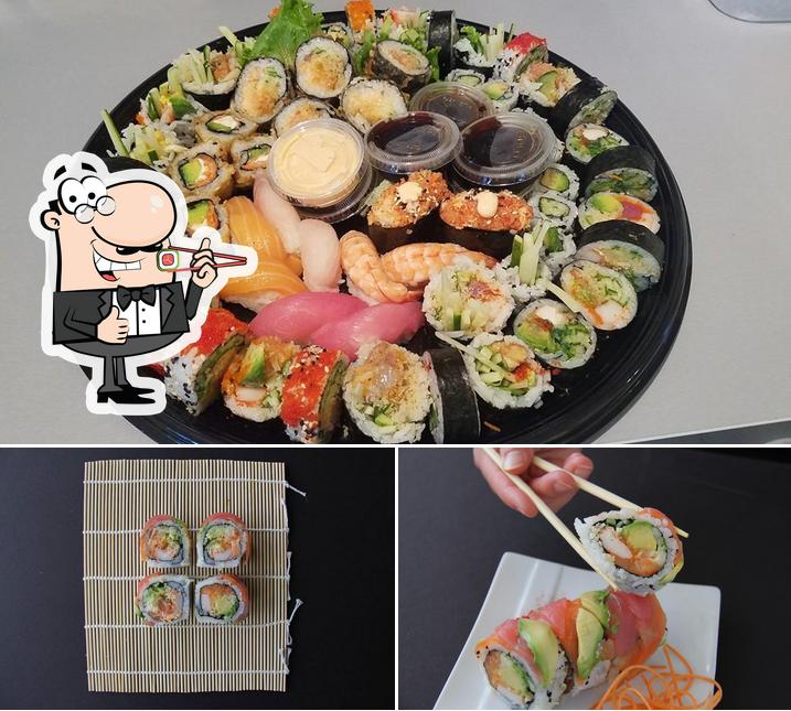 Sushi St-Sauveur sirve rollitos de sushi