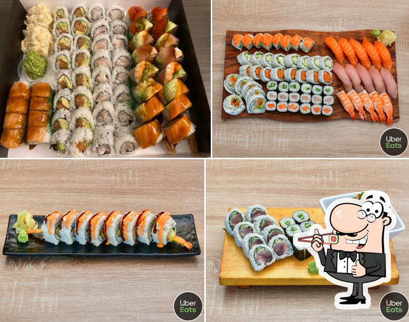 Prenez différentes options de sushi