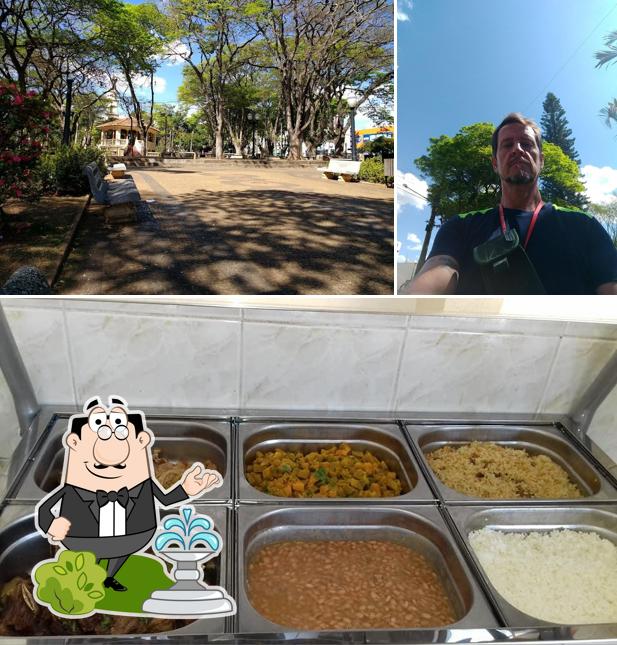 Dê uma olhada a foto apresentando exterior e comida no Tempero Brasileiro