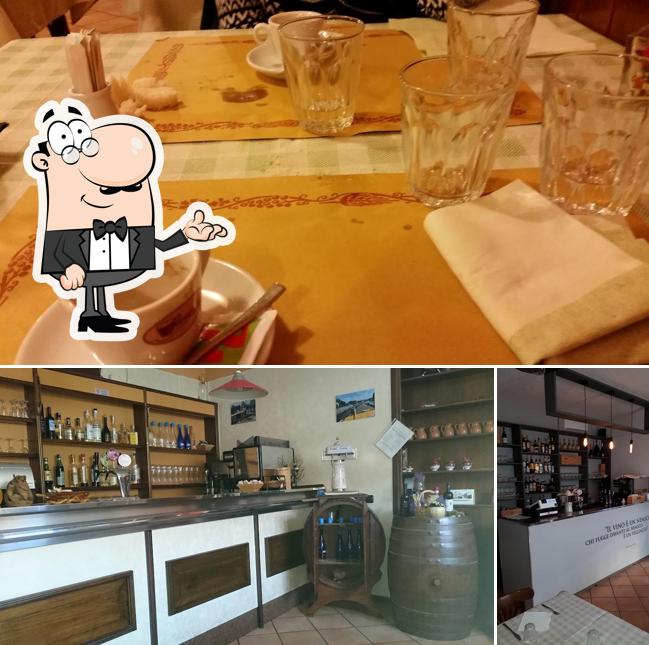 El interior de Osteria Alta