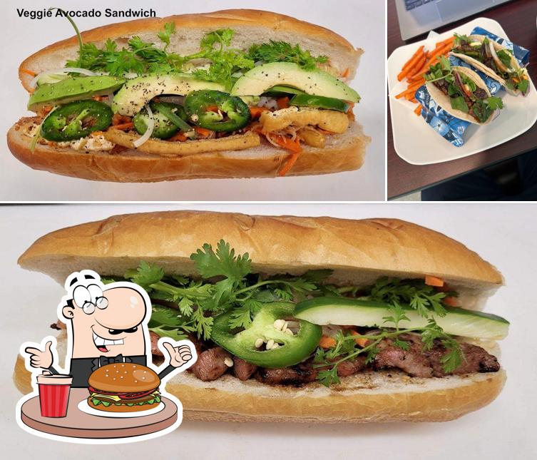 Try out a burger at Broccoli Restaurant