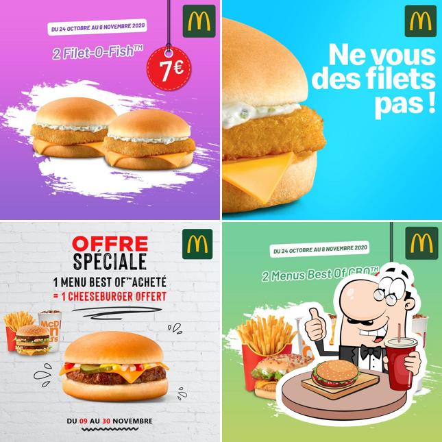 Prenez un hamburger à McDonald's