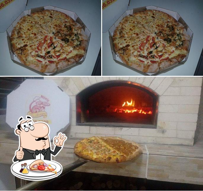 Escolha diferentes estilos de pizza