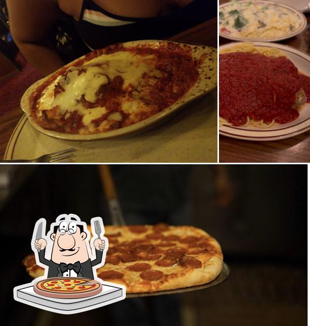 Order pizza at Little Tony's Italian Restaurant