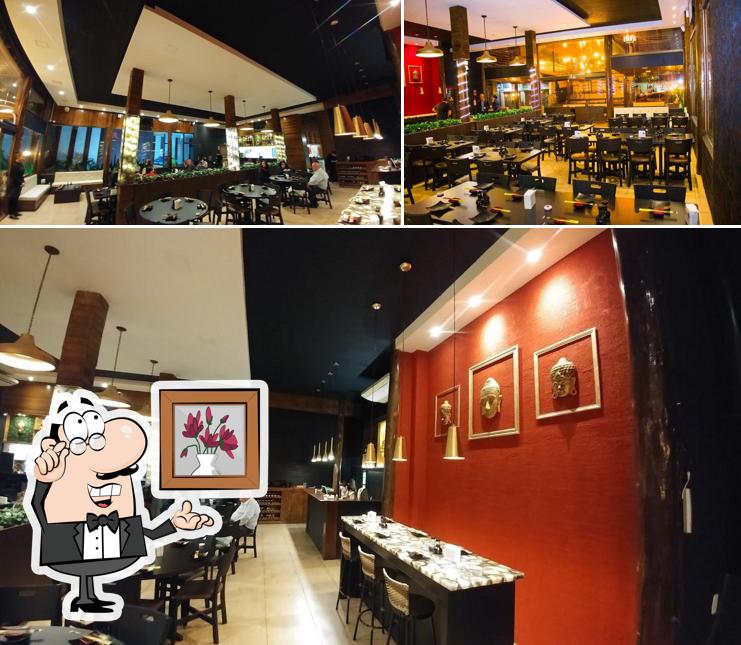 Veja imagens do interior do Tanashi sushi lounge