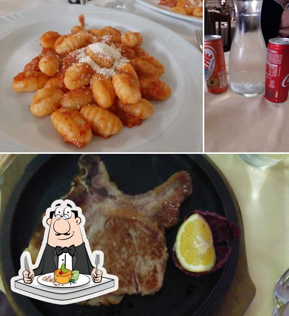 Questa è la immagine che presenta la cibo e birra di Ristorante Le Fornaci