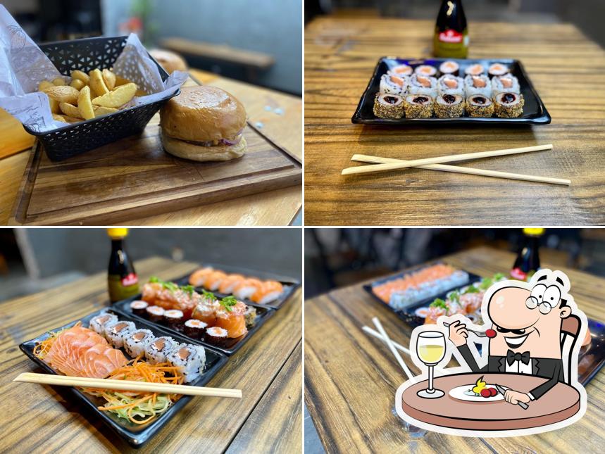 Platos en Sushi Twin