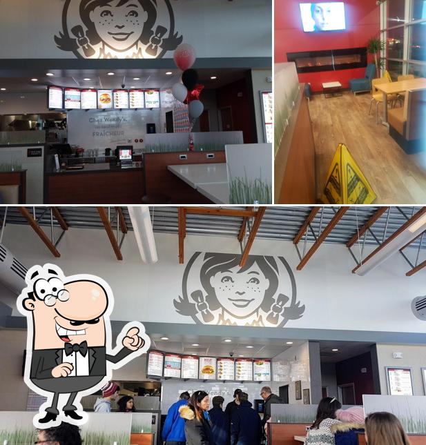 L'intérieur de Wendy's