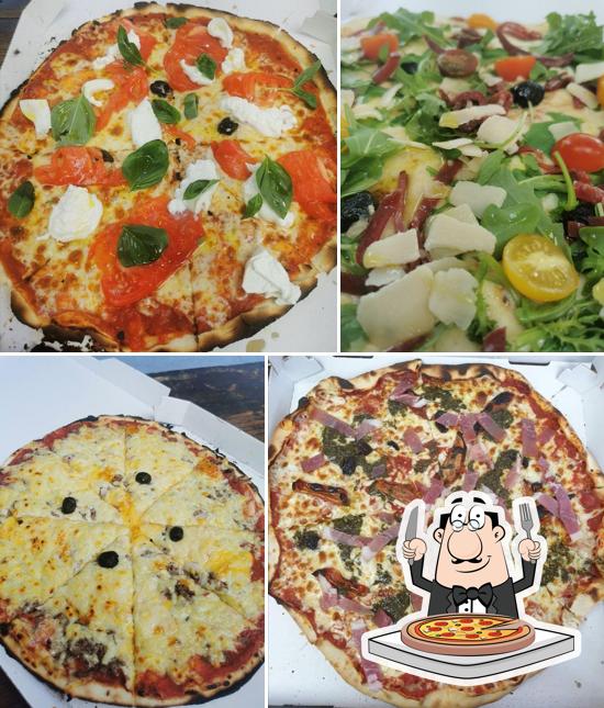 Essayez de nombreux types de pizzas