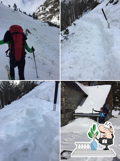 Vous pouvez prendre un bol d'air frais à l'extérieur Refuge d'Oredon