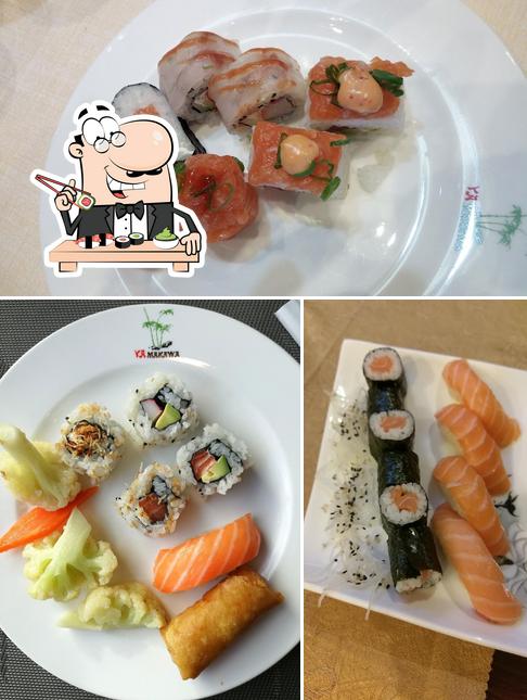 Prenditi le diverse opzioni di sushi