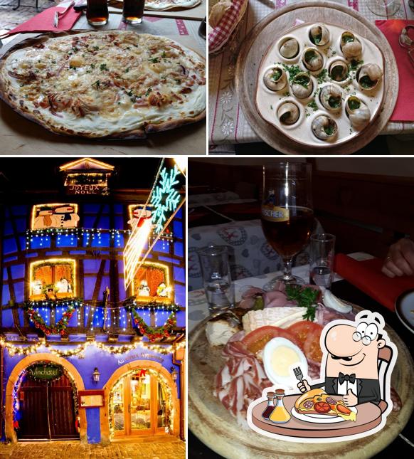 A Restaurant "au vieux Riquewihr", vous pouvez prendre des pizzas
