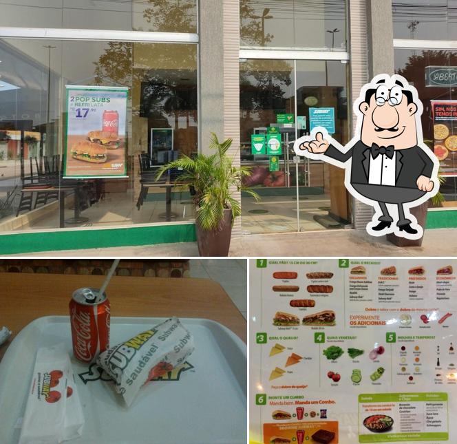 Veja imagens do interior do Subway