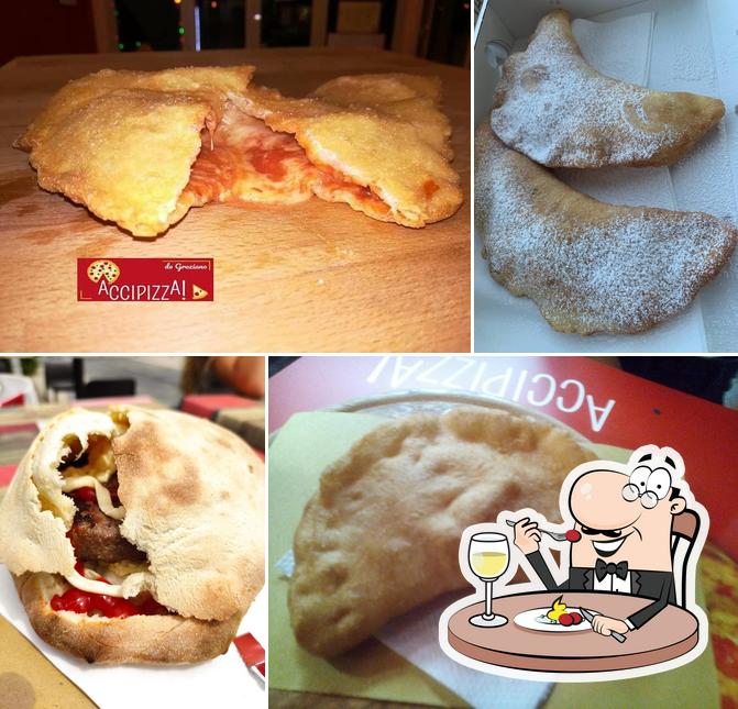 Nourriture à Accipizza da Graziano panzerotti e pucce