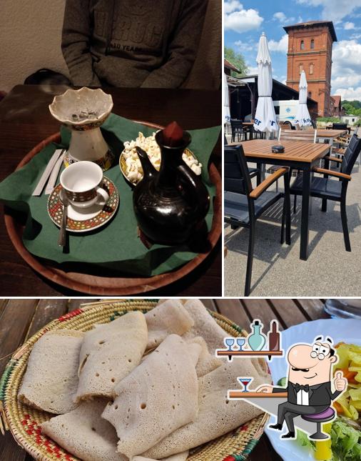 L’image de la intérieur et nourriture de Africa Bar & Restaurant’s