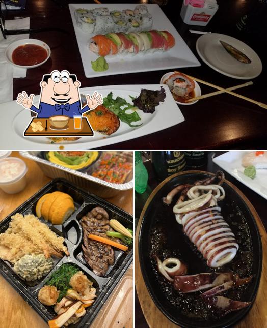 Food at ASAHI Sushi Bar and Asian Grill