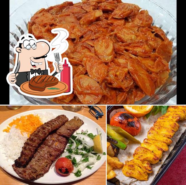 Elige una receta con carne en Persian kabob and sandwiches