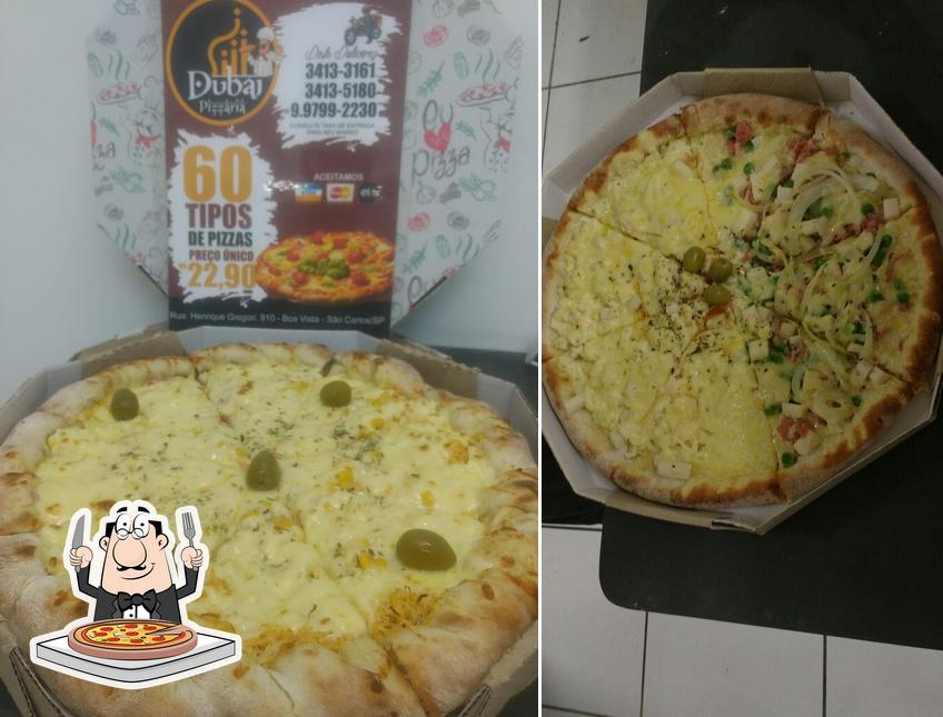 Escolha pizza no DUBAI PIZZARIA um Novo Conceito em PIZZA