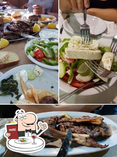 Food at Tavern Bakoutis Nikolaos