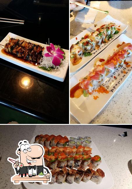 Try out different sushi options