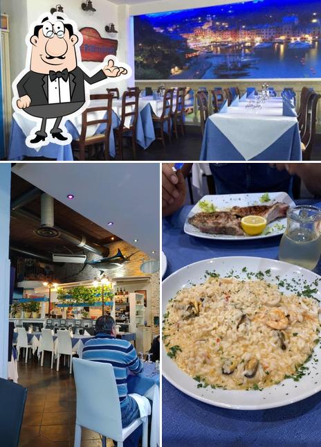 Gli interni di Baia Blu Ristorante Pizzeria