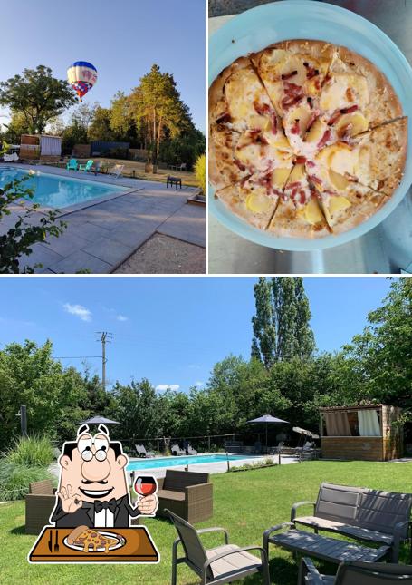 A Snack La Saline au Camping, vous pouvez commander des pizzas