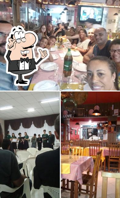 O interior do Pizzaria Don Thomaz