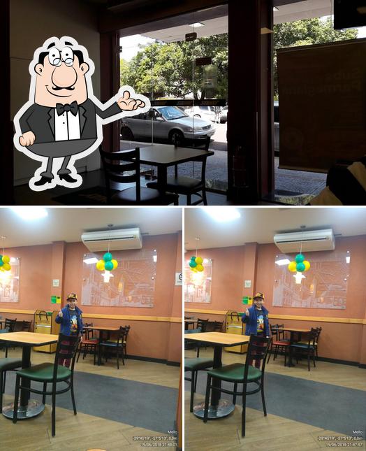 Veja imagens do interior do Subway Uruguaiana Praça do Barão