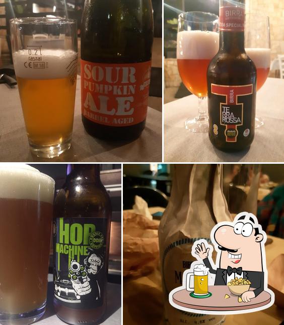 Vous pouvez prendre une pinte de bière blonde ou brune