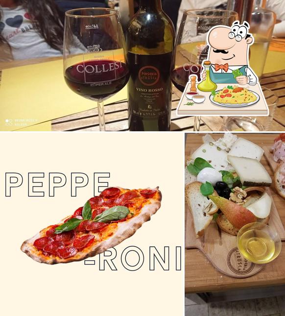 Cibo al Pinseria Etrusca